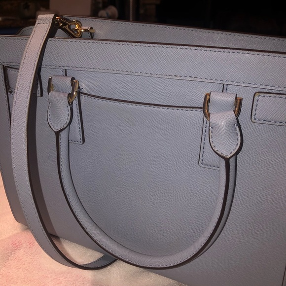 Pale Blue Michael Kors Dillon Satchel/Handbag - Picture 8 of 9